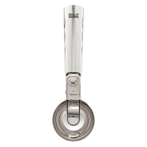 GS Stainless Steel Ice Cream Scoop - Easy One-Push Serving-Kiichin - The #1 Place for Japanese Goods in Your Hand!