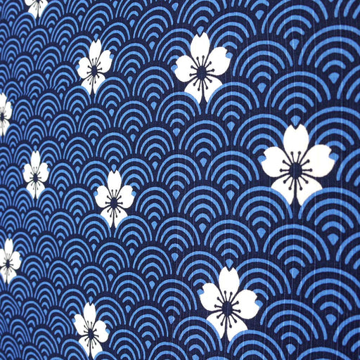 Furoshiki Sakura Seigaiha 70Cm - Japanese Inner Cloth-Kiichin - The #1 Place for Japanese Goods in Your Hand!
