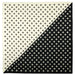 Hama Pattern 90Cm Japanese 4-Leaf Komon Black Cloth-Kiichin - The #1 Place for Japanese Goods in Your Hand!