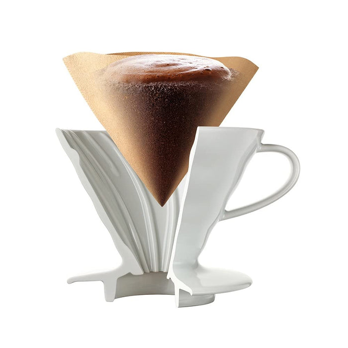 Hario V60 Paper Filter 01M Japan - 1-2 Cup 100 Sheets - Misarashi Vcf-01-100M-Kiichin - The #1 Place for Japanese Goods in Your Hand!