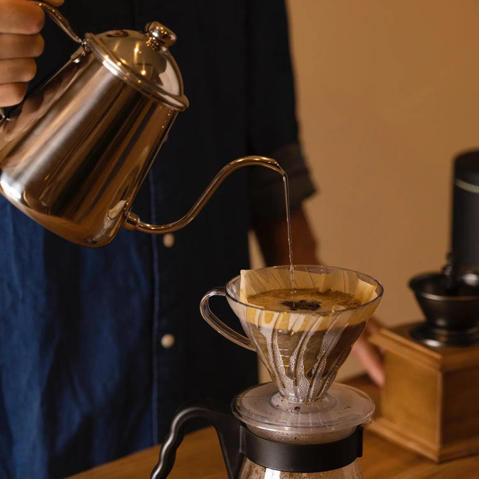 Harry V60 Pour Over Coffee Dripper - Japan Plastic Vd-01T - 1-2 Cups-Kiichin - The #1 Place for Japanese Goods in Your Hand!