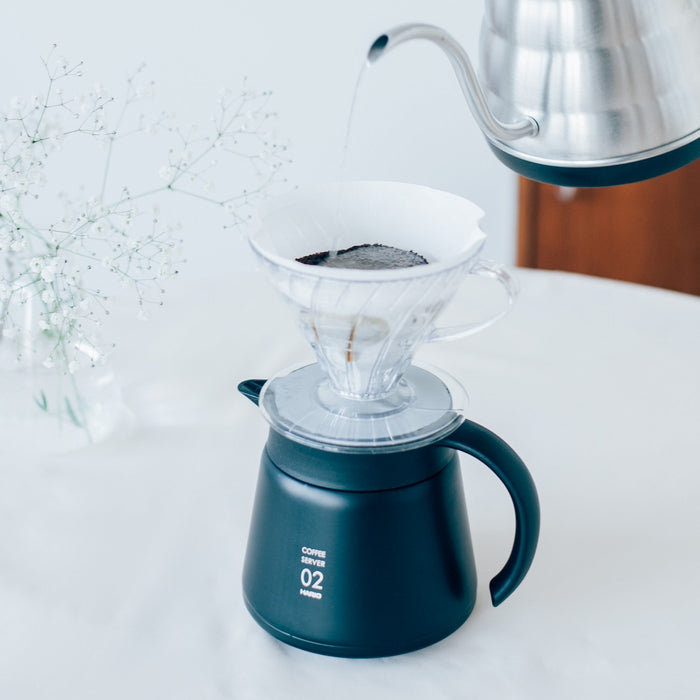 Hario V60 Stainless Steel Server 800 Japan Vhs-80B Black-Kiichin - The #1 Place for Japanese Goods in Your Hand!