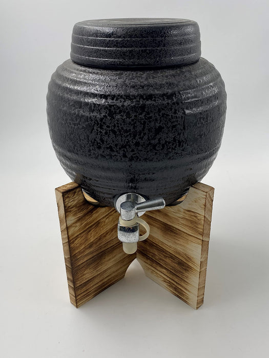 Saikai Pottery Hasami Ware 33706 2.8L Tenmoku Pattern Multiserver - Authentic Japanese Pottery-Kiichin - The #1 Place for Japanese Goods in Your Hand!