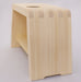 Ichihara Woodworks Mokkosho Bath Chair Yuyu School - Japanese Design | 25X16X23Cm-Kiichin - The #1 Place for Japanese Goods in Your Hand!