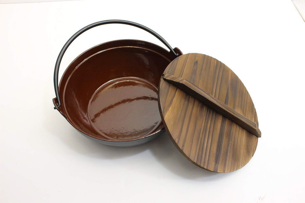 Castle Enterprise Ikenaga Iron Works 27Cm Deep Pot - Ih Compatible Japan Gift Wrap-Kiichin - The #1 Place for Japanese Goods in Your Hand!