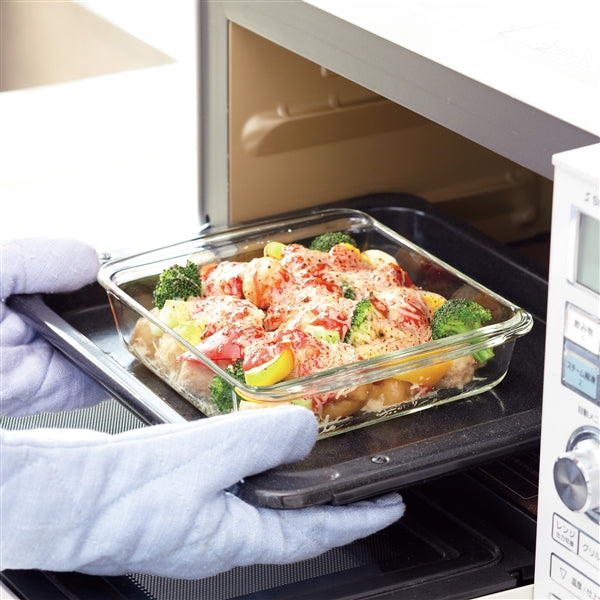 Iwaki 1.1L Heat Resistant Glass Baking Dish Premium Quality for Your Kitchen-Kiichin - The #1 Place for Japanese Goods in Your Hand!