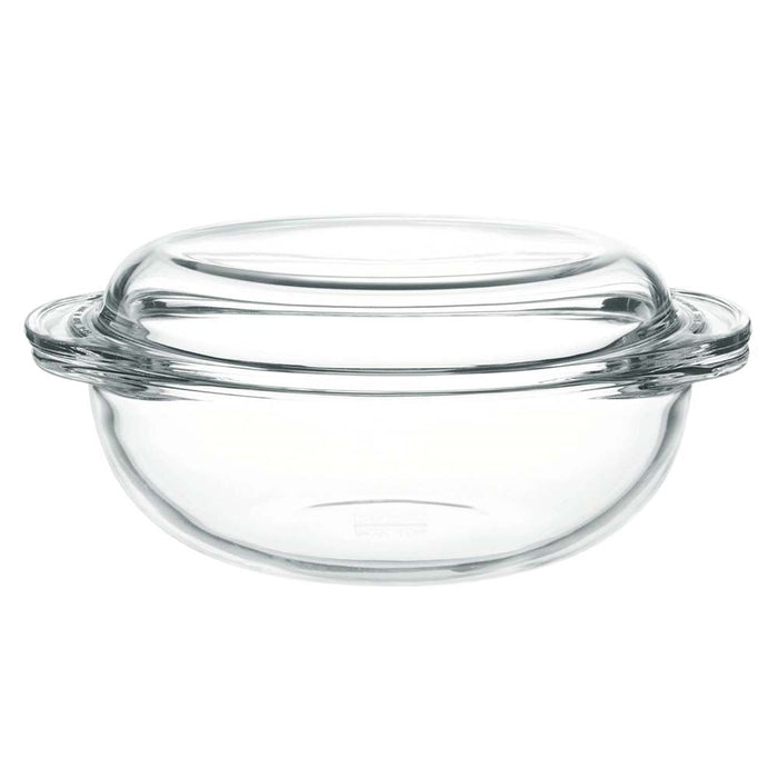 Iwaki Glass Casserole Dish - Heat Resistant and Durable-Kiichin - The #1 Place for Japanese Goods in Your Hand!