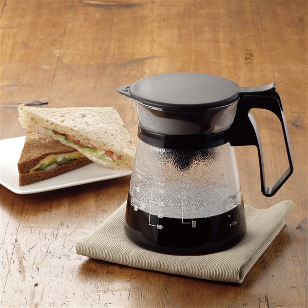 Agc Techno Glass Heat Resistant Coffee Pot with Dripper-Kiichin - The #1 Place for Japanese Goods in Your Hand!