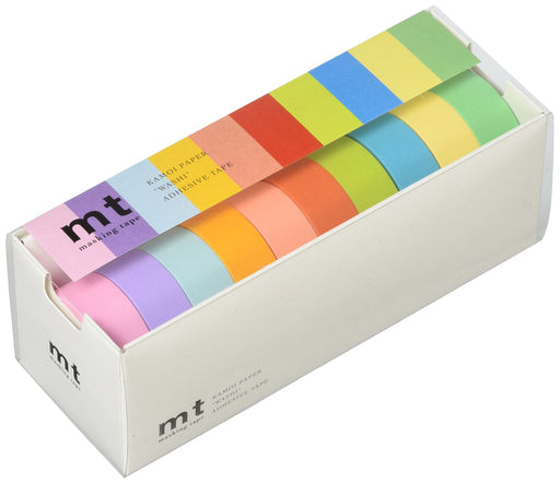 Kamoi Processing Paper 10-Color Set, 15mm x 7m, from Japan-Kiichin - The #1 Place for Japanese Goods in Your Hand!