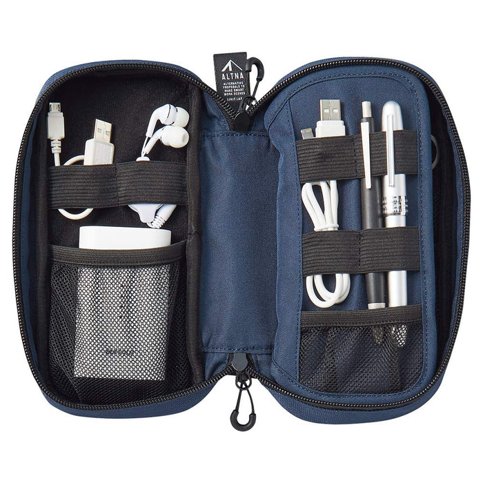 Lihit Lab Japan A7764-22 Olive Cordura Tool Pen Pouch-Kiichin - The #1 Place for Japanese Goods in Your Hand!