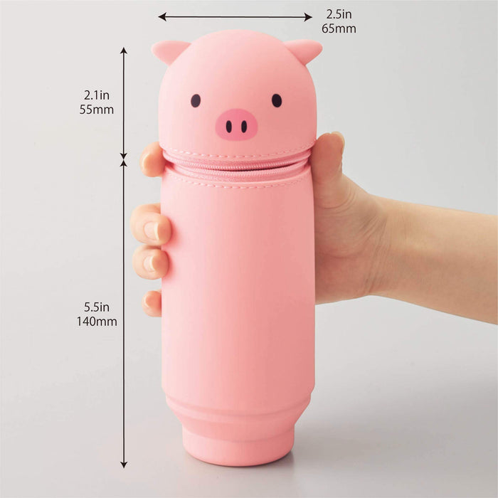 Lihit Lab A7714-1 Big Punilab Bear Stand Pen Case - High-Quality Japanese Priority-Kiichin - The #1 Place for Japanese Goods in Your Hand!