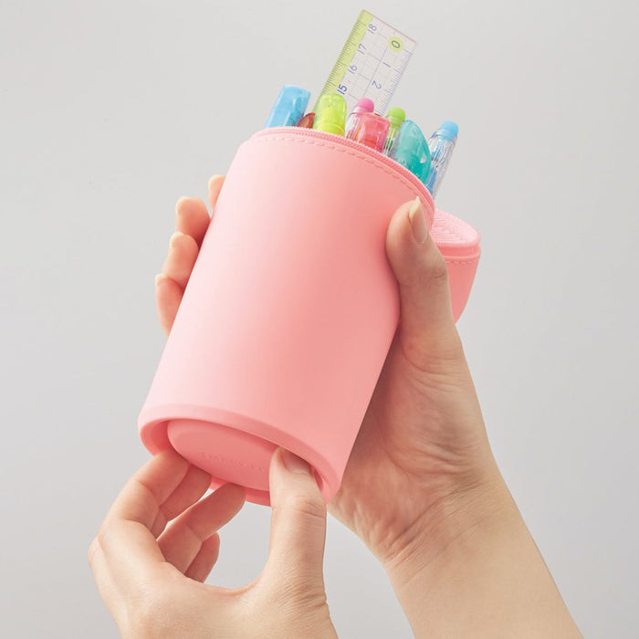 Lihit Lab A7714-1 Big Punilab Bear Stand Pen Case - High-Quality Japanese Priority-Kiichin - The #1 Place for Japanese Goods in Your Hand!