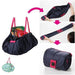 Marna Shupatto Eco Bag S411Ku Compact Floral Bag - Japanese Foldable-Kiichin - The #1 Place for Japanese Goods in Your Hand!