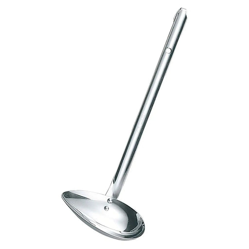 Marutama Left-Handed 90ml Stainless Steel Side-Scoop Ladle-Kiichin - The #1 Place for Japanese Goods in Your Hand!