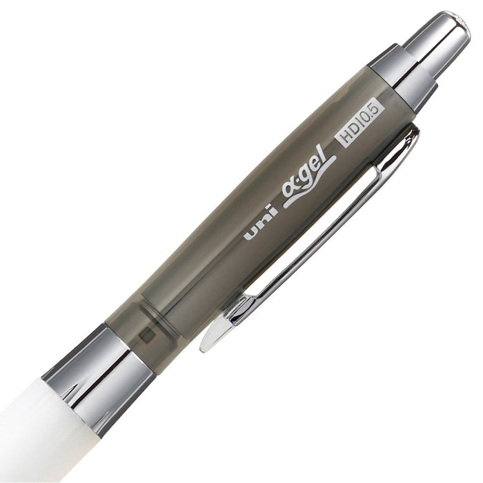Mitsubishi Pencil Uni Alpha Gel 0.5 Chrome Black Mechanical Pen - Japan M5618Gg1Pc.24-Kiichin - The #1 Place for Japanese Goods in Your Hand!