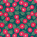 Musubi Aqua Drop Camellia Moss Green Water Repellent Furoshiki - 100cm Polyester-Kiichin - The #1 Place for Japanese Goods in Your Hand!