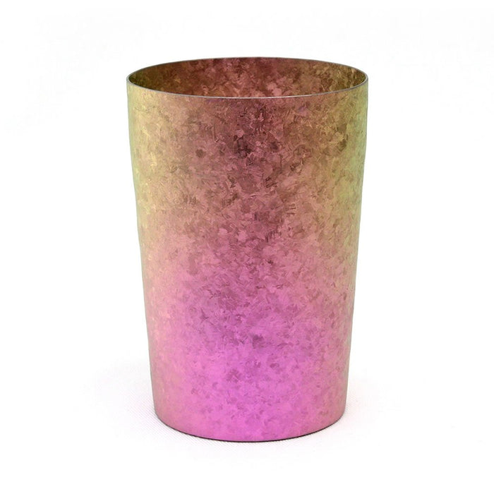 Horie Niigata Prefecture Tsubame Titanium Double Tumbler Kiln Creation 270Cc Light Gradation Pink Japan - T09Km270Gp-Kiichin - The #1 Place for Japanese Goods in Your Hand!