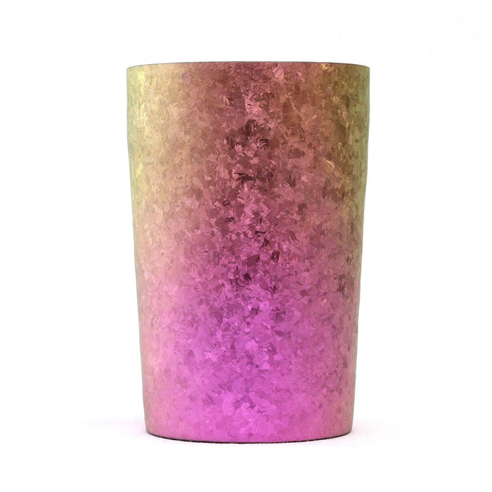 Horie Niigata Prefecture Tsubame Titanium Double Tumbler Kiln Creation 270Cc Light Gradation Pink Japan - T09Km270Gp-Kiichin - The #1 Place for Japanese Goods in Your Hand!