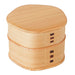Baika Two-Tier Bento Lunch Box - Authentic Odate Magewappa Design-Kiichin - The #1 Place for Japanese Goods in Your Hand!