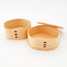 Baika Two-Tier Bento Lunch Box - Authentic Odate Magewappa Design-Kiichin - The #1 Place for Japanese Goods in Your Hand!