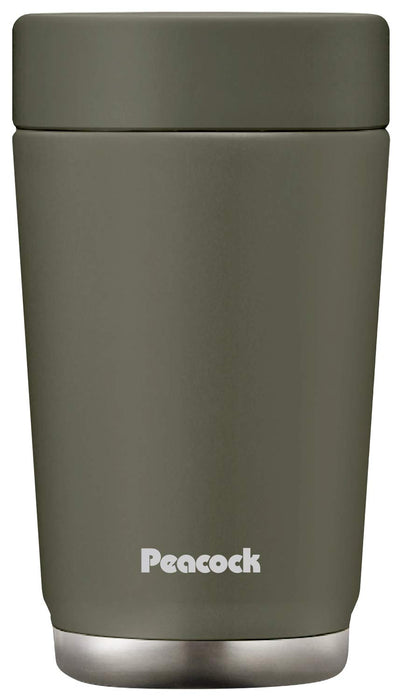 Peacock Thermos Industry Lunch Jar - Insulated 0.5L Khaki Japan Lk-50K-Kiichin - The #1 Place for Japanese Goods in Your Hand!