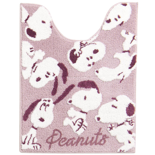 Senko Japan Snoopy Toilet Mat - 80X60Cm, Fluffy Pink Animal Character-Kiichin - The #1 Place for Japanese Goods in Your Hand!