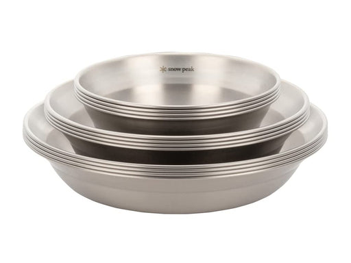 Snow Peak Tableware Set L Family Tw-021F - Authentic Japanese Made, High-Quality Dining Essentials-Kiichin - The #1 Place for Japanese Goods in Your Hand!