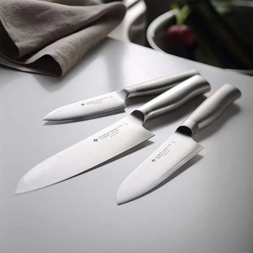 Nihon Yoshokki Japan 3-Layer Molybdenum Kitchen Knife 140mm - Sori Yanagi's Finest Cutlery-Kiichin - The #1 Place for Japanese Goods in Your Hand!