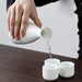 Sxrc 9-Piece Japanese Sake Set - Warming Bowl, Tokkuri, 6 Cups, Tray, Whiskey Bottle Barware-Kiichin - The #1 Place for Japanese Goods in Your Hand!