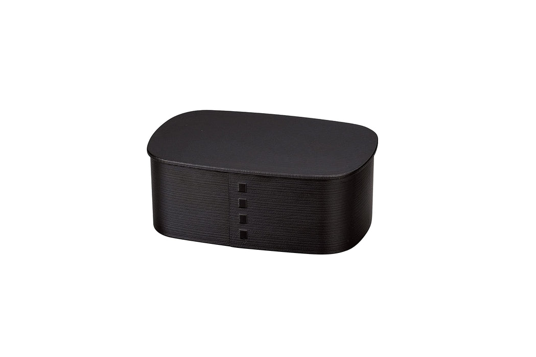Tatsumiya Hakoya Wappa 700Ml Matte Black Bento - Authentic Japanese Design-Kiichin - The #1 Place for Japanese Goods in Your Hand!