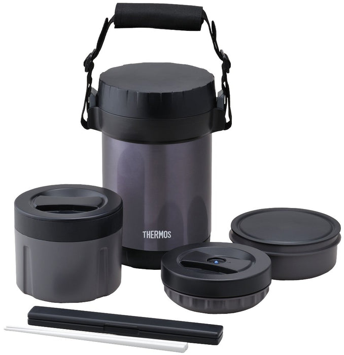 Thermos Japan 1.3L Stainless Lunch Jar - Midnight Blue Jbg-1801-Kiichin - The #1 Place for Japanese Goods in Your Hand!