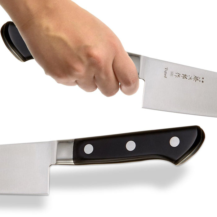 Tojiro F-802 150mm Double Edge Petty Knife Cobalt Alloy Steel Peeling Decorative Cutting Crafts-Kiichin - The #1 Place for Japanese Goods in Your Hand!