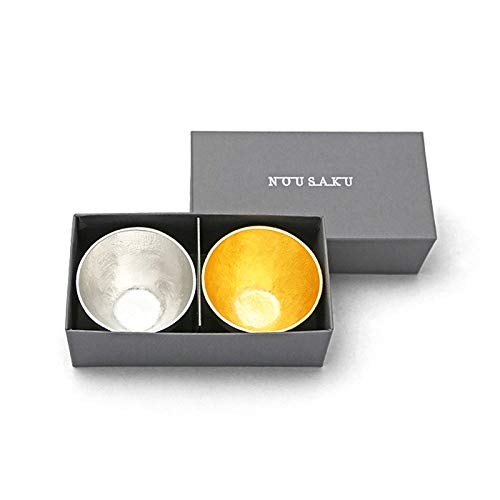 Teshigoto Club Set of 2 Sake Cups - Japanese Paper Wrapped - Made in Japan-Kiichin - The #1 Place for Japanese Goods in Your Hand!