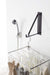 Yamazaki Industrial Japan 4713 Magnetic Bathroom Drying Hanger - Black, 5x18.5x23cm-Kiichin - The #1 Place for Japanese Goods in Your Hand!