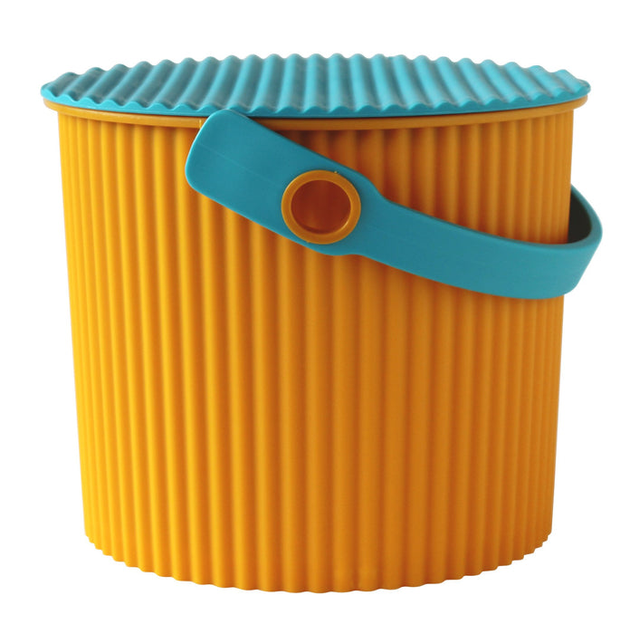Sceltevie Japan Yawata Kasei Mini Bucket with Lid, 4L, Orange-Kiichin - The #1 Place for Japanese Goods in Your Hand!