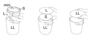 Sceltevie Japan Yawata Kasei Mini Bucket with Lid, 4L, Orange-Kiichin - The #1 Place for Japanese Goods in Your Hand!