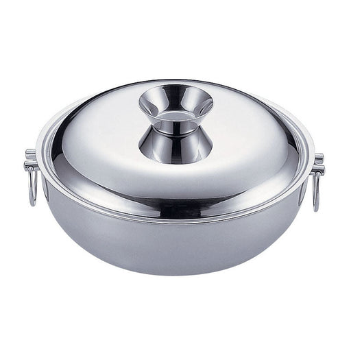 Yukiwa 23cm Stainless Steel Shabu Shabu Hot Pot-Kiichin - The #1 Place for Japanese Goods in Your Hand!