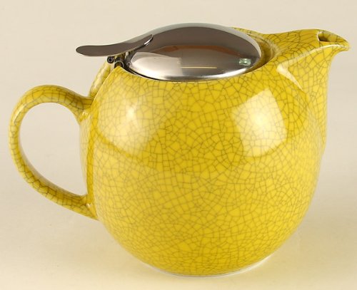 Zero Japan 5 Crackle Colors Teapot - Sky Yellow (W166xD120xH115mm)-Kiichin - The #1 Place for Japanese Goods in Your Hand!