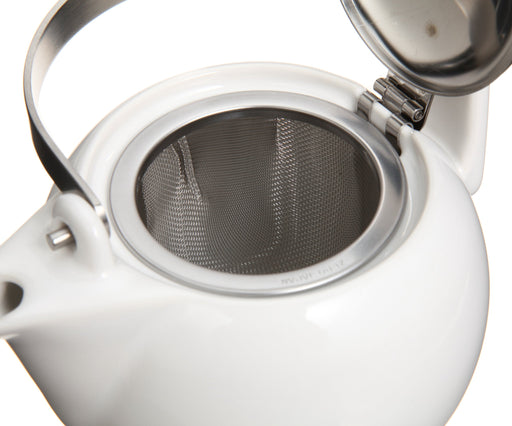 Zero Japan Persimmon Teapot - White, Made in Japan-Kiichin - The #1 Place for Japanese Goods in Your Hand!