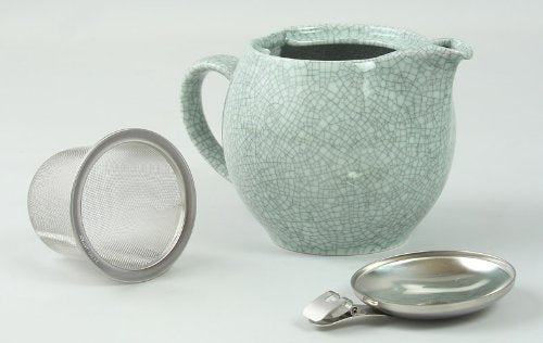 Zero Japan Crackle Blue Teapot - Universal Size for 3 People-Kiichin - The #1 Place for Japanese Goods in Your Hand!